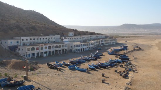 village sur la Côte Atlantique marocaine