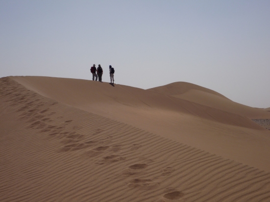 Randonnée dans le désert du Sahara au maroc